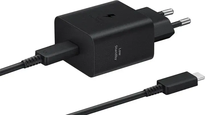 Ун. МЗП Samsung (EP-T4511XBEGEU) USB-C 45W + кабель USB-C - USB-C чорний